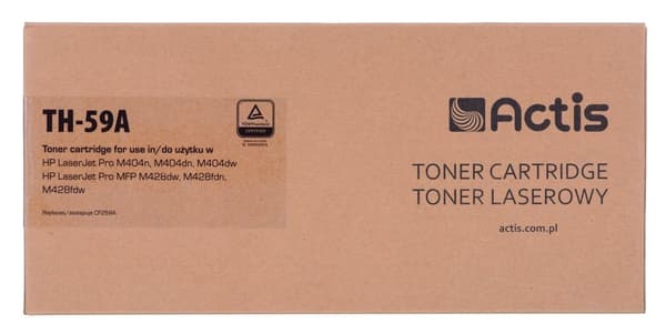Actis TH-59A väriaine HP-tulostimelle, korvaava HP CF259A; Ylin; 3000 sivua; musta