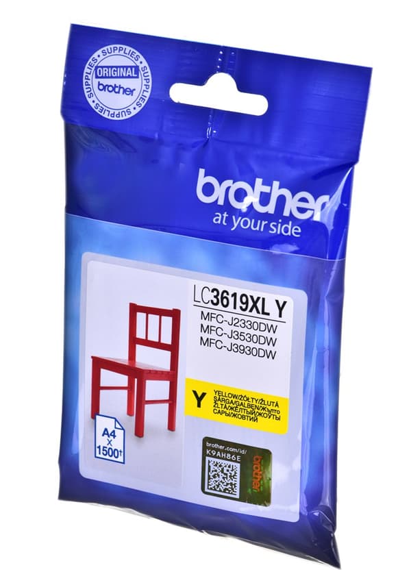 Brother LC-3619XLY blækpatron Original Gul 1 stk.