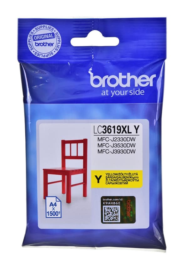 Brother LC-3619XLY blækpatron Original Gul 1 stk.