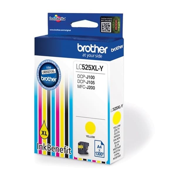 Brother LC525XL-Y bläckpatron Original Extra (Super) High Yield Gul