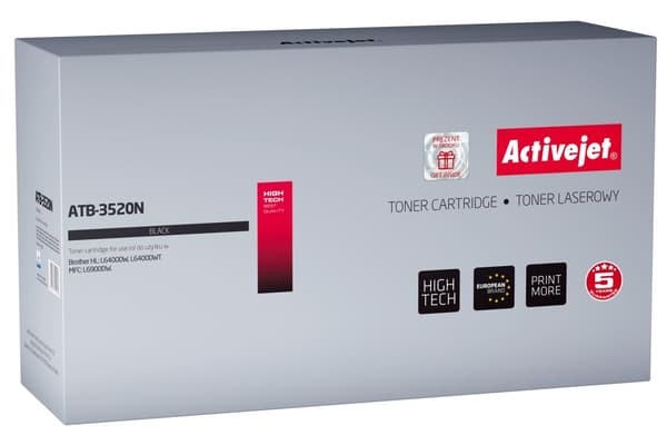 Activejet ATB-3520N toner (ersättning för Brother TN-3520; Supreme; 20 000 sidor; svart)