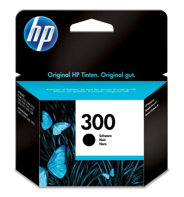 HP 300 svart original bläckpatron