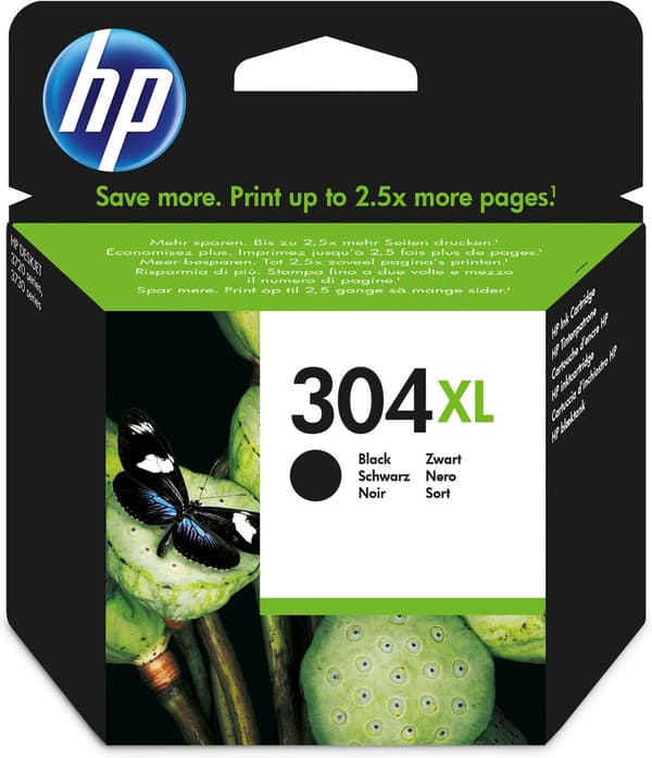 HP 304XL sort original blækpatron