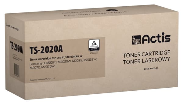 Actis TS-2020A väriaine (korvaa Samsung MLT-D111S:lle; vakio; 1000 sivua; musta)