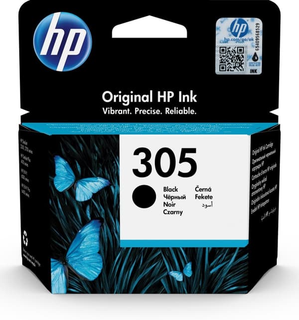 HP 305 svart original bläckpatron 1 st.