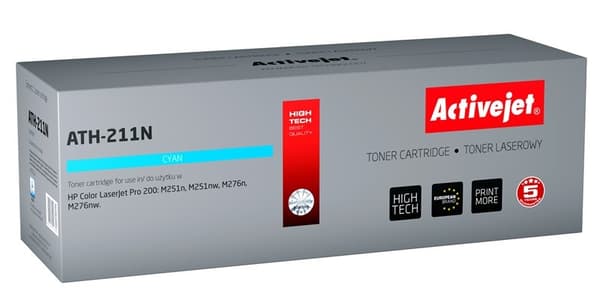 Activejet ATH-211N Tonerkartusche (Ersatz für HP 131A CF211A, Canon CRG-731C; Höchste; 1800 sider;