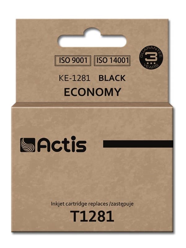 Actis KE-1281-bläck (ersättning för Epson T1281; Standard; 15 ml; svart)