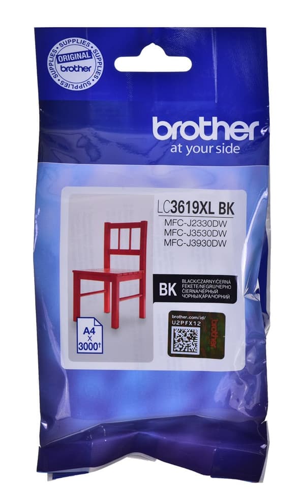 Brother LC-3617Y blækpatron Original Sort 1 stk.
