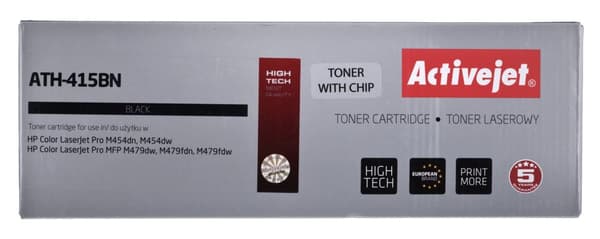 Activejet ATH-415BN printertoner til HP; erstatning HP 415A W2030A; Supreme; 2400 sider, sort, W