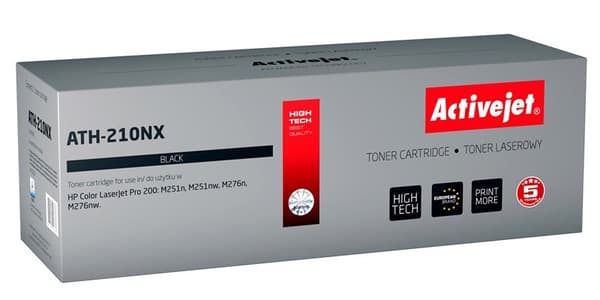 Activejet ATH-210NX toner (erstatning for HP 131X CF210X, Canon CRG-731BH; Supreme; 2400 sider; bl.