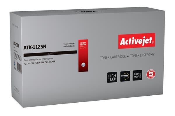 Activejet ATK-1125N toner (erstatning for Kyocera TK-1125; Supreme; 2100 sider; sort)