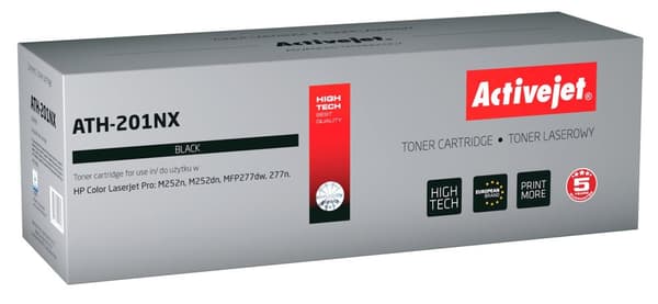 Activejet ATH-201NX toner (erstatning for HP 201X CF400X; Supreme; 2800 sider; sort)