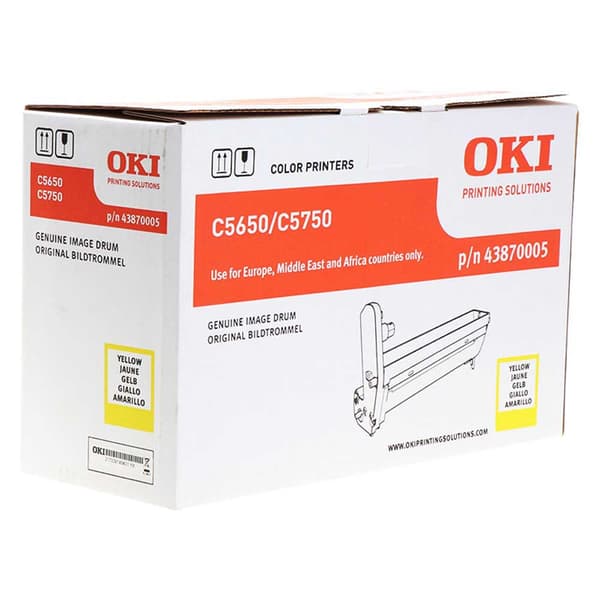 Oki Printer Tromle C5650/c5750 Gul
