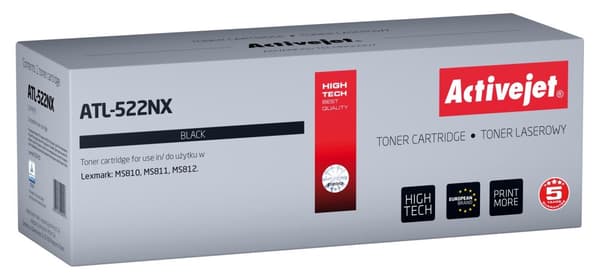Activejet ATL-522NX toner (ersättning för Lexmark 52D2H00; Supreme; 25 000 sidor; svart)
