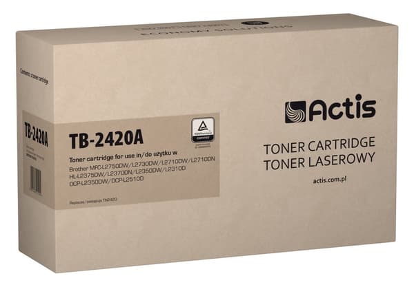 Actis TB-2420A toner (erstatning for Brother TN-2420A; Supreme; 3000 sider; sort)
