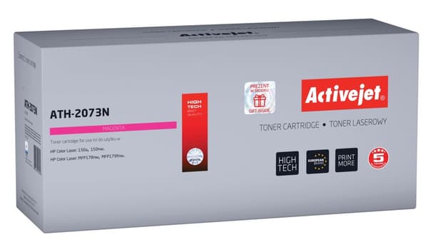 Activejet ATH-2073N toner (erstatning for HP 117A 2073A; Supreme; 700 sider; magenta)