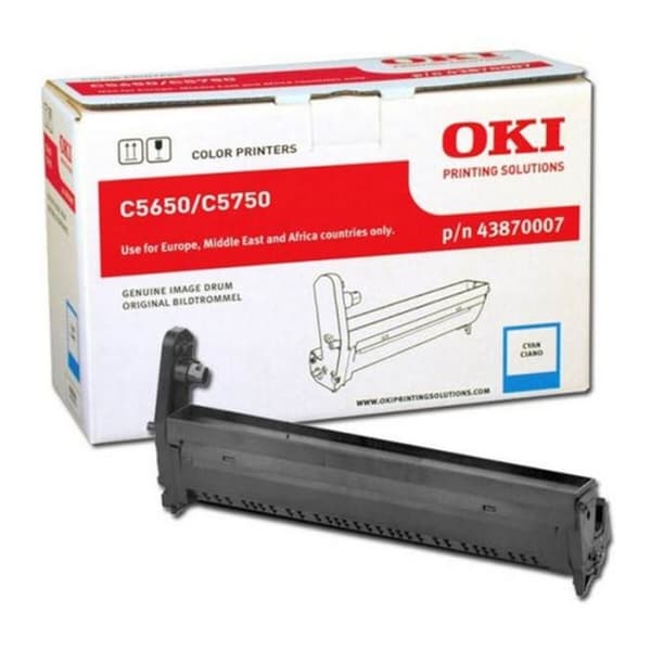 Skrivartrumma OKI 43870007 Svart Turkos C/5650/5750