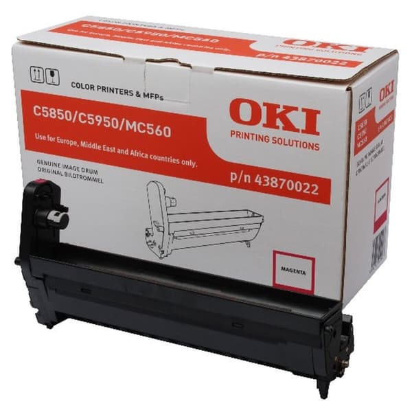 Tulostimen rumpu OKI 43870022 Musta Magenta