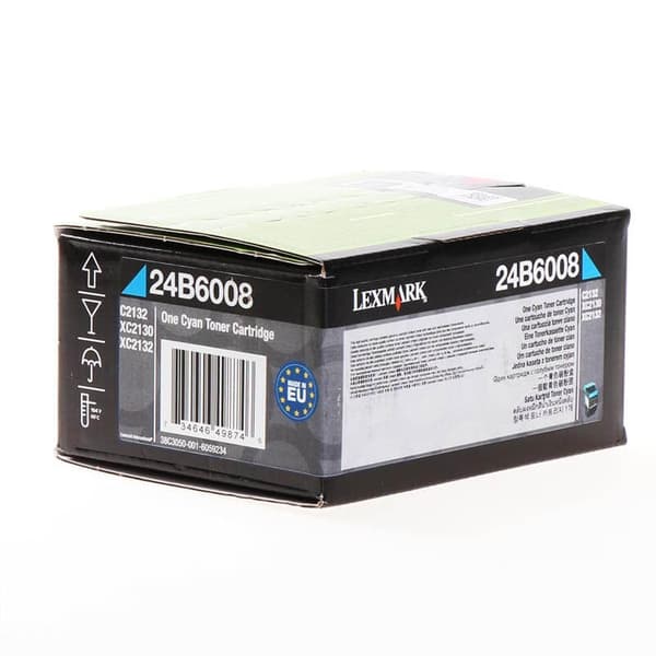 Lexmark Toner 24B6008 Cyan, Return