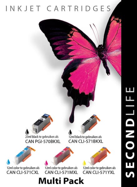 Kangaro SL-11011239 Cartridge SecondLife Canon Multipack 570/571 Series