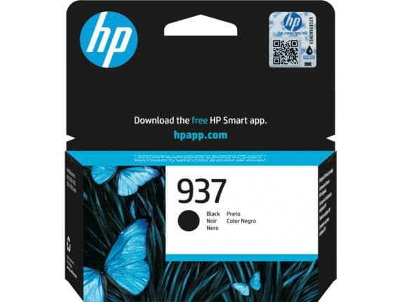 Bläckpatron HP 4S6W5NE 937 Svart