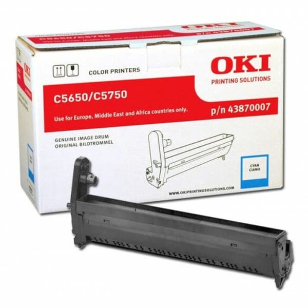 Tulostimen rumpu OKI 43870007 Musta Syaani C/5650/5750