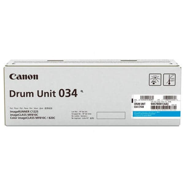 Tulostimen rumpu Canon 034 Syaani