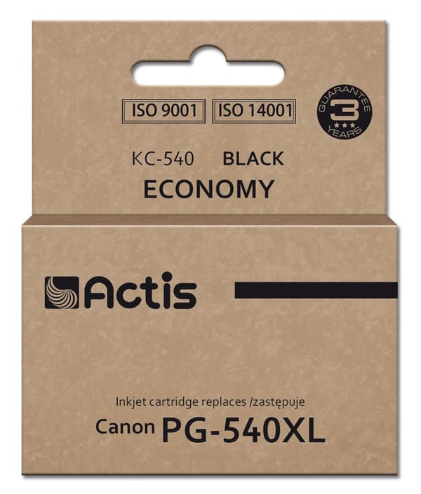 Actis KC-540 bläck (ersättning för Canon PG-540XL; Supreme; 22 ml; svart).