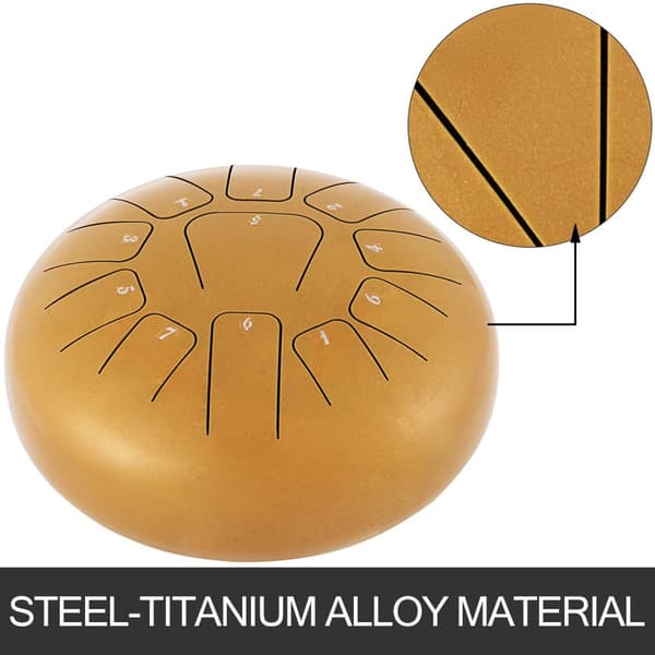 12 tum/30 cm 11-toner C-dur skala tunga trumma kit, stål titanlegeringsmaterial, perfekt ljudkvalitet, lätt att lära sig och spela
