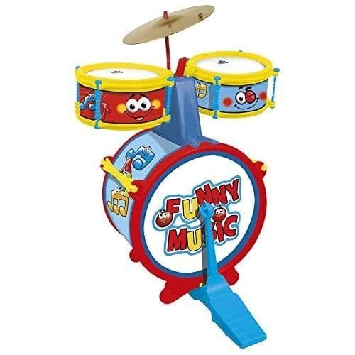 Batteri för baby - REIG - 630 - Stor trumma - 2 bongo-tamburiner - Cymbal - Pedal