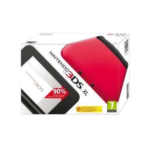 Nintendo 3DS XL-konsol - röd &amp; svart- USED