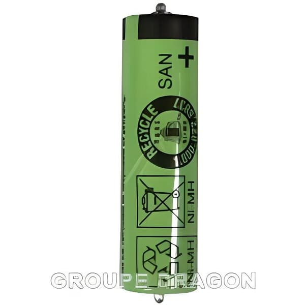 Uppladdningsbart batteri - BRAUN - AA NiMH - Kompatibel med rakapparater - 1 styck - Originaldel