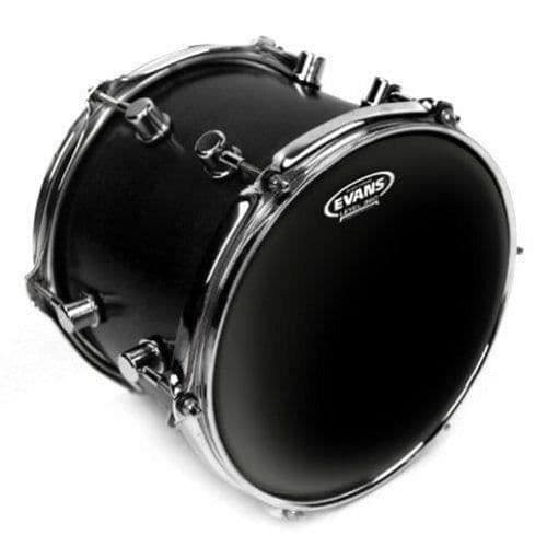 Evans Skin Evans Black Chrome, 12 tum