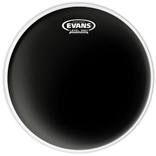 Evans Skin Evans Black Chrome, 12 tum
