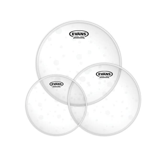Evans-paket med Evans Hydraulic, Fusion genomskinliga tomhuvuden (10", 12" och 14")