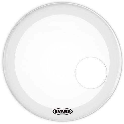 Evans sandblästrad vit Evans EQ3 Smooth Bass Drum Resonance Head, 18-tums