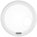 Miniatyrbild 2 av 3: Evans sandblästrad vit Evans EQ3 Smooth Bass Drum Resonance Head, 18-tums
