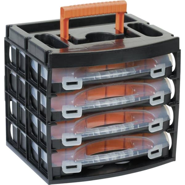 Alutec Sortimentlåda-set (L x B x H) 322 x 279 x 297 mm Antal fack: 16 rörlig underavdelning Innehåll 1 st