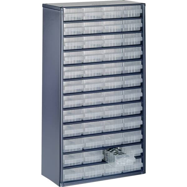 raaco 1248-01 Lådskåp (L x B x H) 306 x 150 x 552 mm Antal fack: 48 Innehåll 1 st