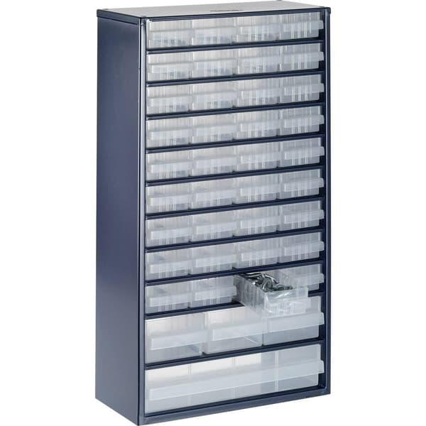 raaco 1240-123 Lådskåp (L x B x H) 306 x 150 x 552 mm Antal fack: 40 Innehåll 1 st
