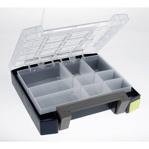 raaco Boxxser 55 4x4-9 Sortimentlåda (B x H x D) 241 x 55 x 225 mm Antal fack: 9 Innehåll 1 st