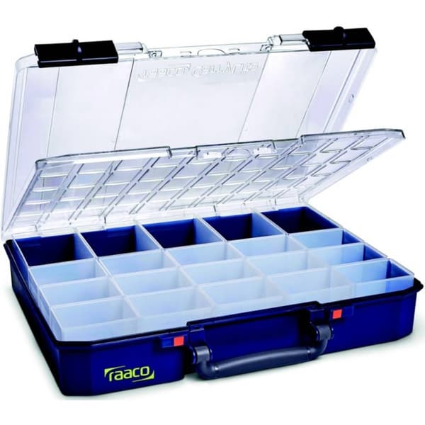 raaco CarryLite 80 5x10-20 DLU Sortimentlåda Antal fack: 20 Innehåll 1 st