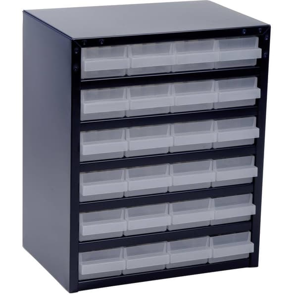 raaco 250/24-1 Smådelsmagasin (B x H x D) 357 x 435 x 255 mm Antal fack: 24 Innehåll 1 st