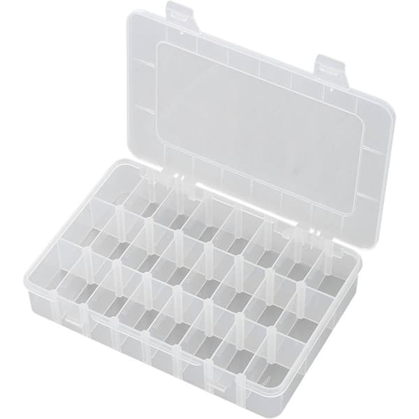 TRU COMPONENTS EKB-206 Låda (L x B x H) 200 x 130 x 35 mm Antal fack: 24 rörlig underavdelning Innehåll 1 st