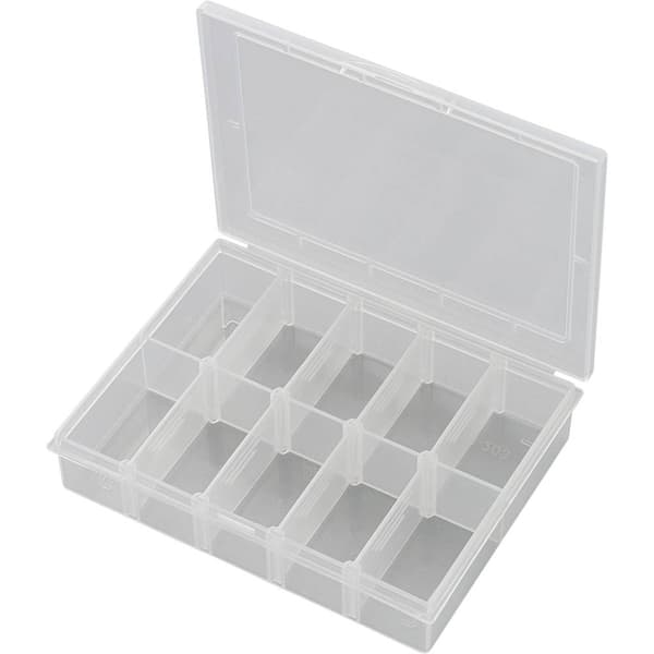 TRU COMPONENTS EKB-203 Låda (L x B x H) 139 x 95 x 25 mm Antal fack: 10 rörlig underavdelning Innehåll 1 st