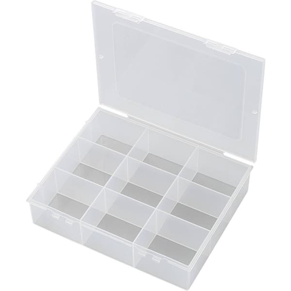 TRU COMPONENTS E-112-1 Låda (L x B x H) 190 x 145 x 42 mm Antal fack: 9 fast underavdelning Innehåll 1 st