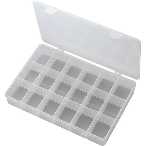 TRU COMPONENTS PP18-01 Låda (L x B x H) 278 x 192 x 43 mm Antal fack: 18 fast underavdelning Innehåll 1 st