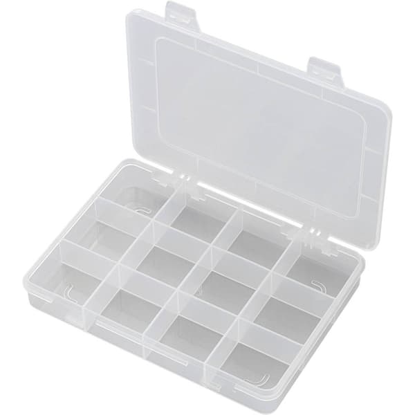 TRU COMPONENTS E-110 Låda (L x B x H) 184 x 124 x 25 mm Antal fack: 12 fast underavdelning Innehåll 1 st