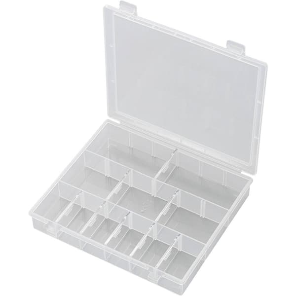 TRU COMPONENTS SG18-011 Låda (L x B x H) 170 x 140 x 25 mm Antal fack: 18 rörlig underavdelning Innehåll 1 st