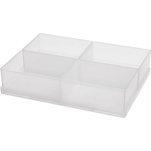 raaco Sortimentlåda-insats (L x B x H) 220 x 160 x 47 mm Antal fack: 4 Innehåll 1 st